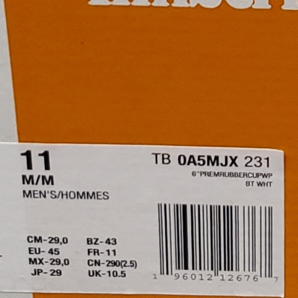 Timberland Premium 6" Wheat Boots with Multicolor Splatter - Picture 3 of 3